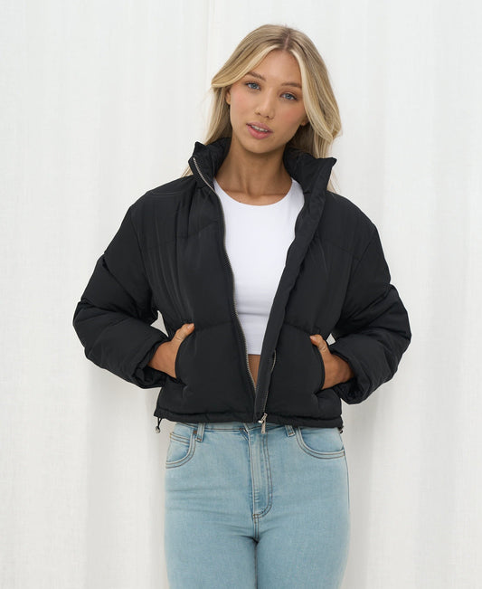 Georgia Puffer Jacket - Black