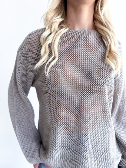 Greta Knit Jumper - Mocha