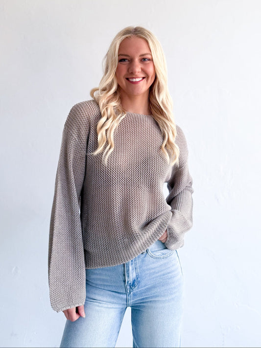 Greta Knit Jumper - Mocha