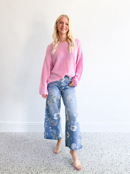 Greta Knit Jumper - Pink