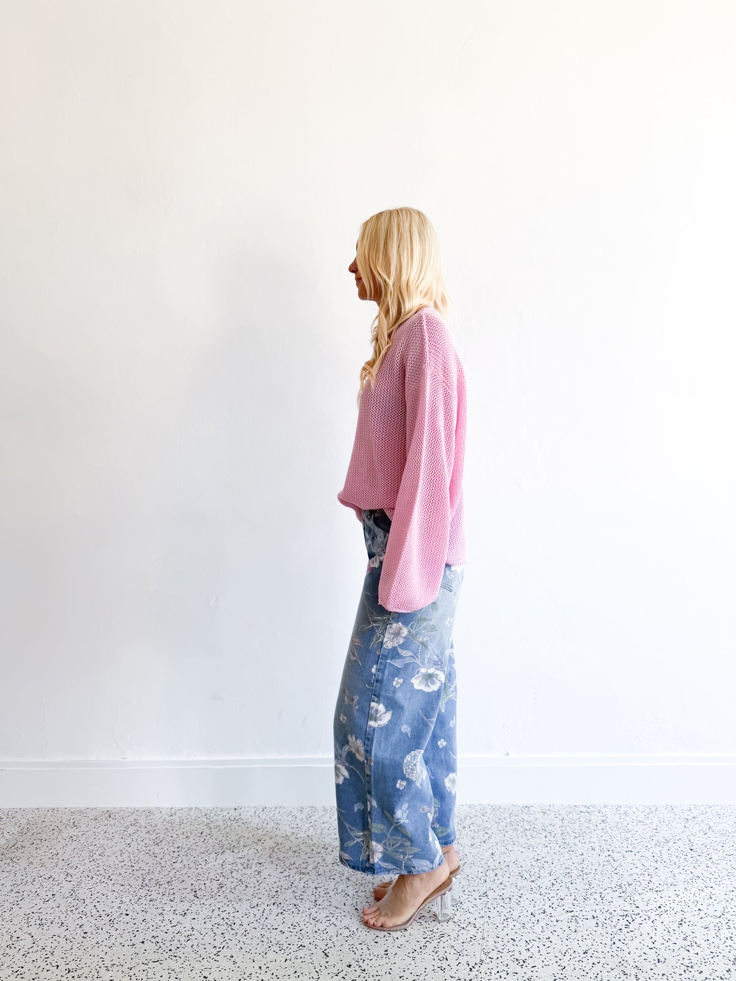 Greta Knit Jumper - Pink