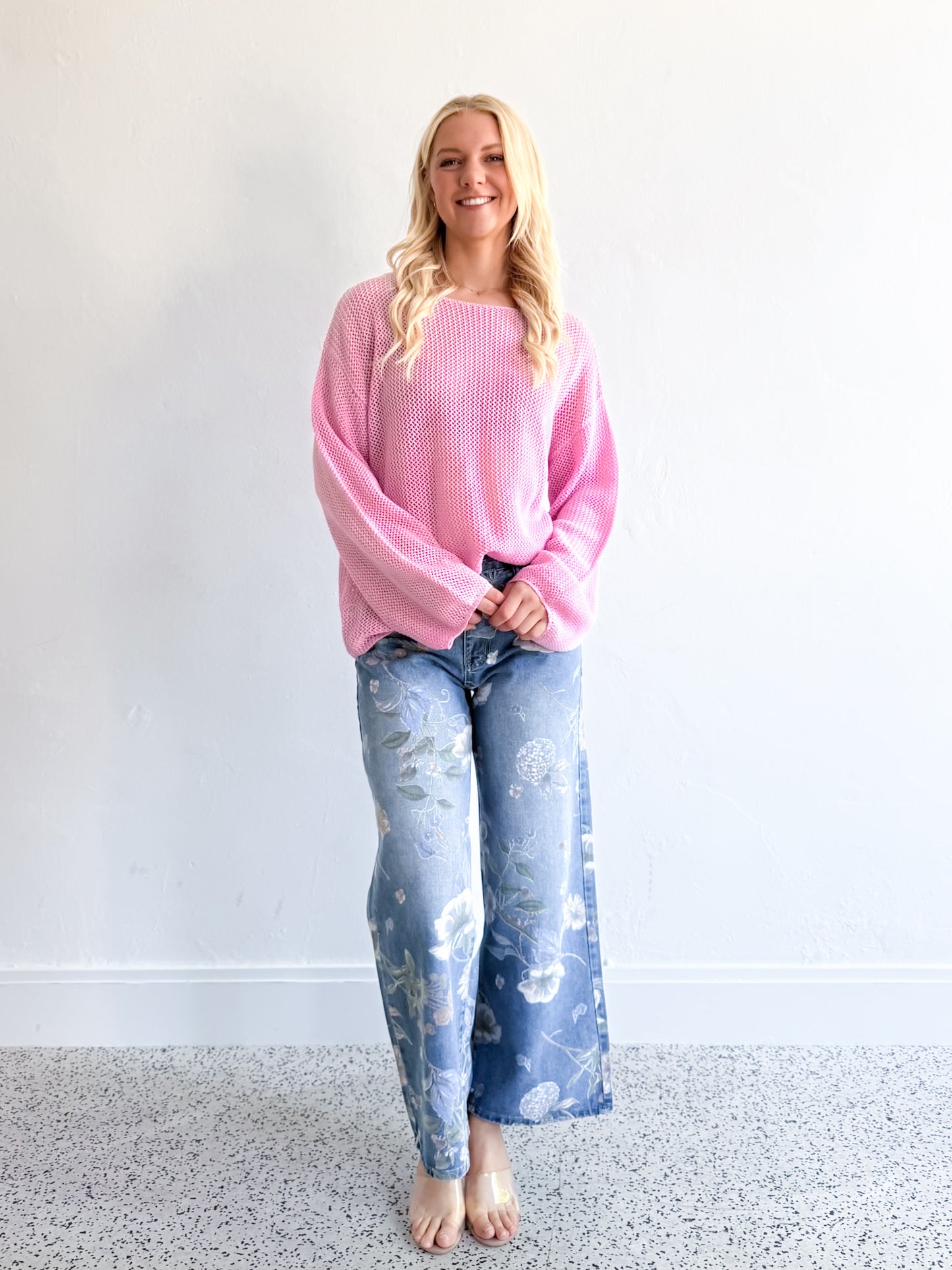 Greta Knit Jumper - Pink