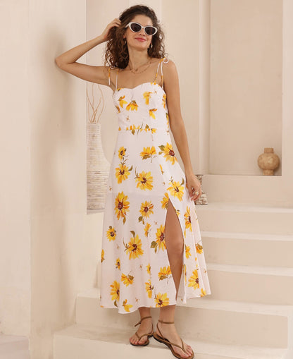 Greta Dress - Sunflower Print