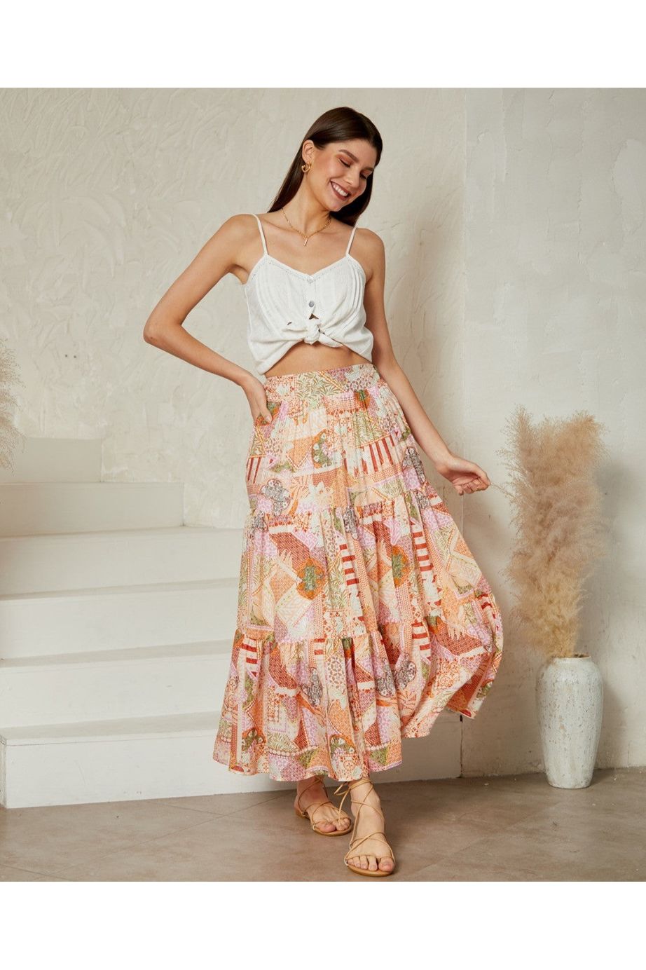 Harper floral 2024 maxi skirt