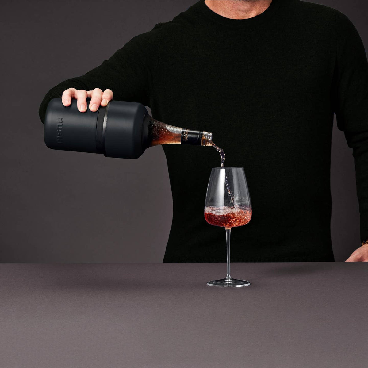 Huski Wine Cooler - Black