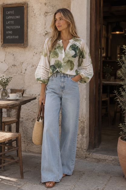 Ivy Blouse - Green