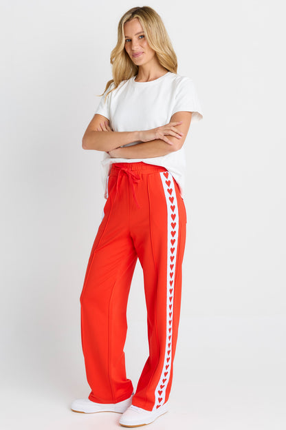 Jamie Trackpant - Tomato Red