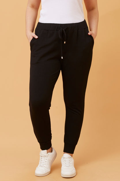 Kendall Track Pant-Black