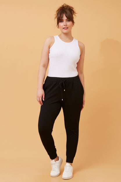 Kendall Track Pant-Black