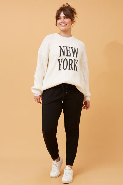 Kendall Track Pant-Black