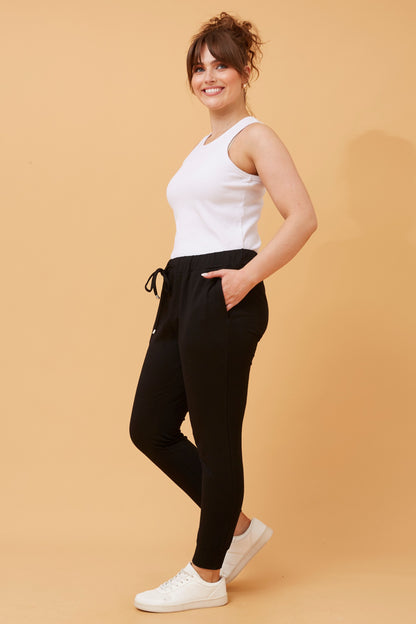 Kendall Track Pant-Black