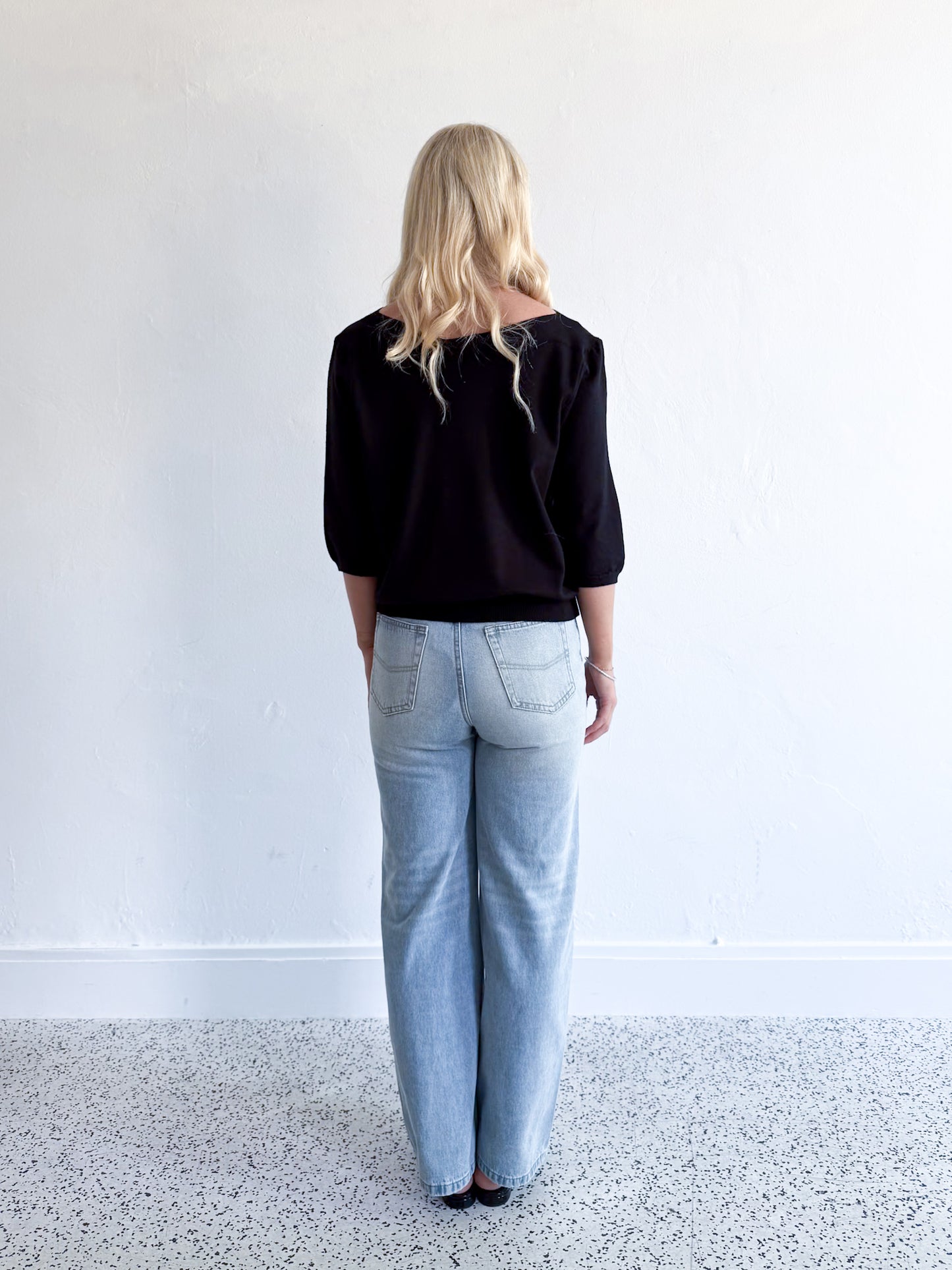 Lainy Knit Top - Black