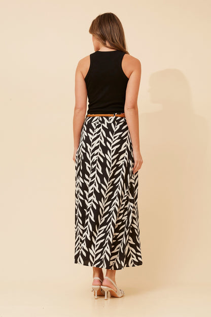 Lisa Maxi Skirt - Multi Black