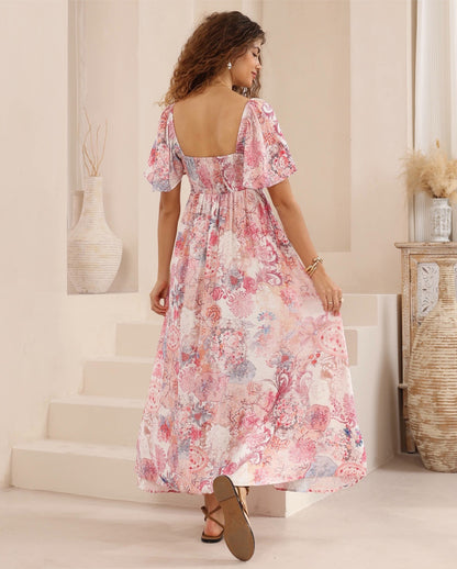 Lyla Maxi Dress - Paisley Pink