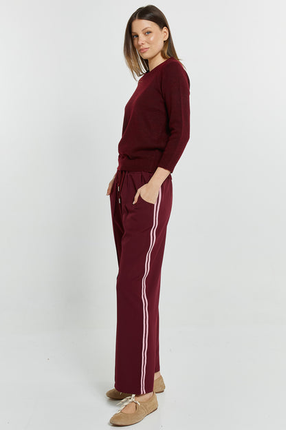 Maddison Jogger - Wine