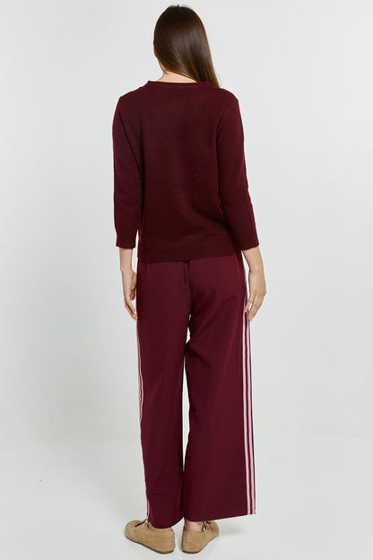 Maddison Jogger - Wine