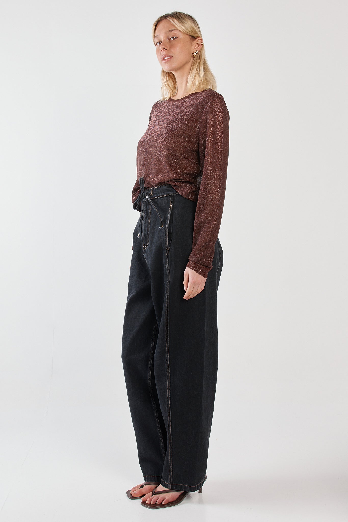 Maiken Lurex Knit Jumper