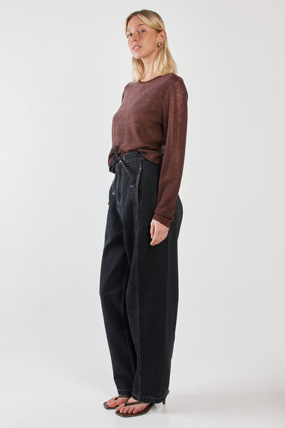 Maiken Lurex Knit Jumper