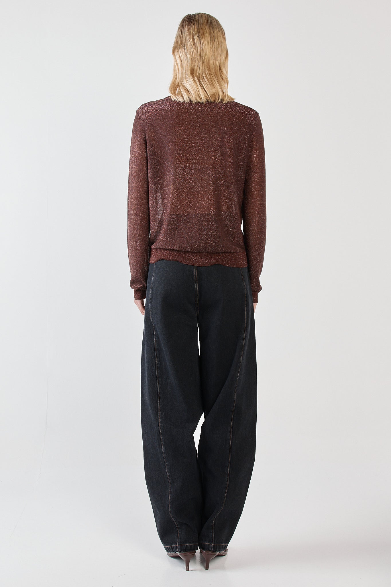 Maiken Lurex Knit Jumper