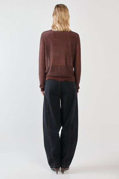 Maiken Lurex Knit Jumper