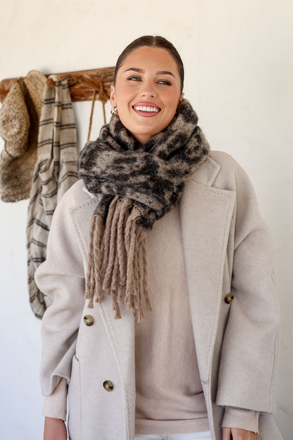 Marissa Leopard Print Scarf