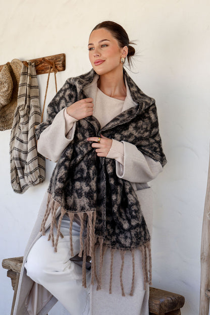 Marissa Leopard Print Scarf