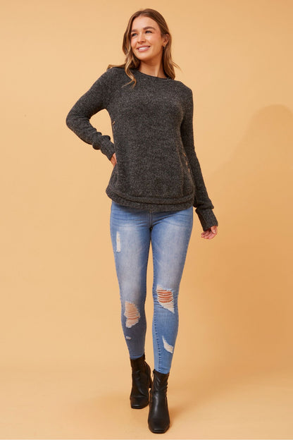 Megan Knit-Black