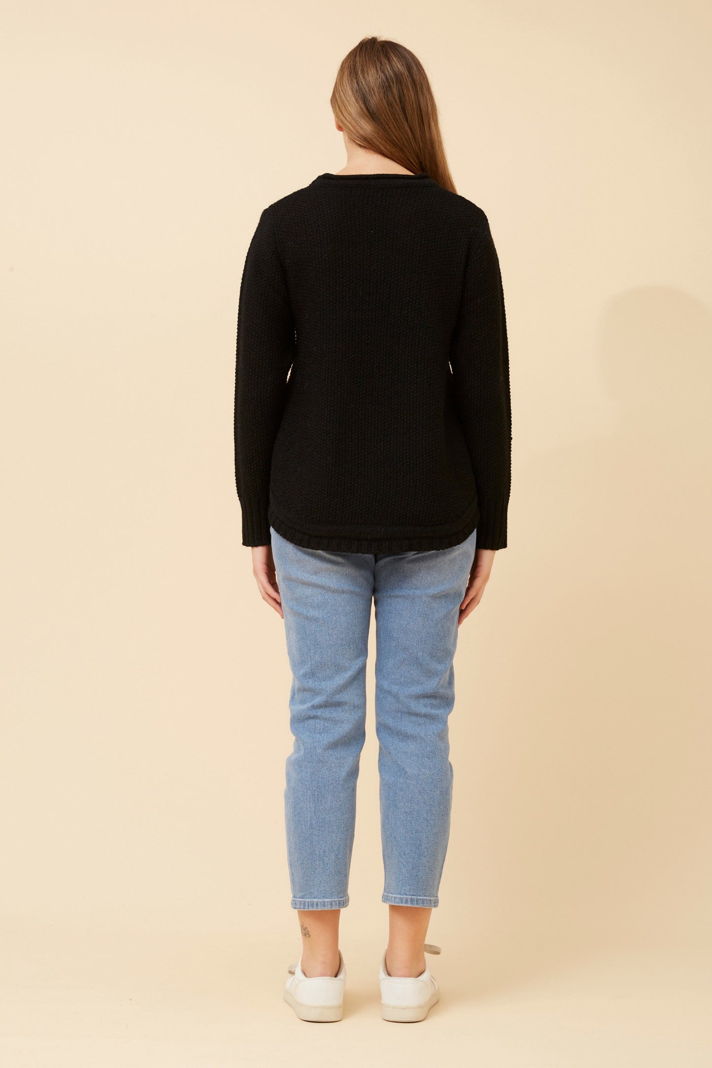 Megan Knit Jumper - Black