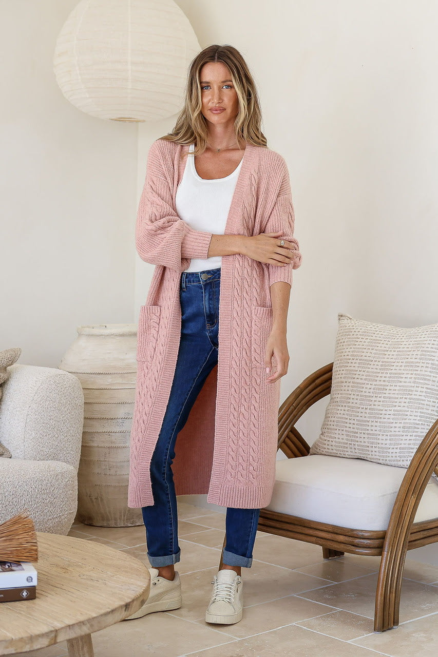 Missy Cable Knit Cardigan