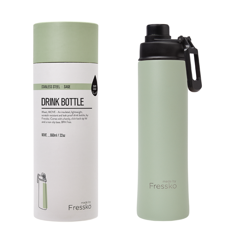 Move Sip Flask - Sage