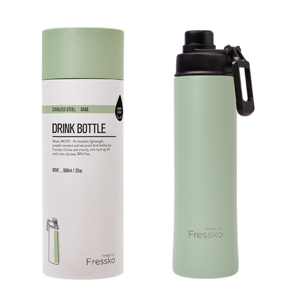 Move Sip Flask - Sage