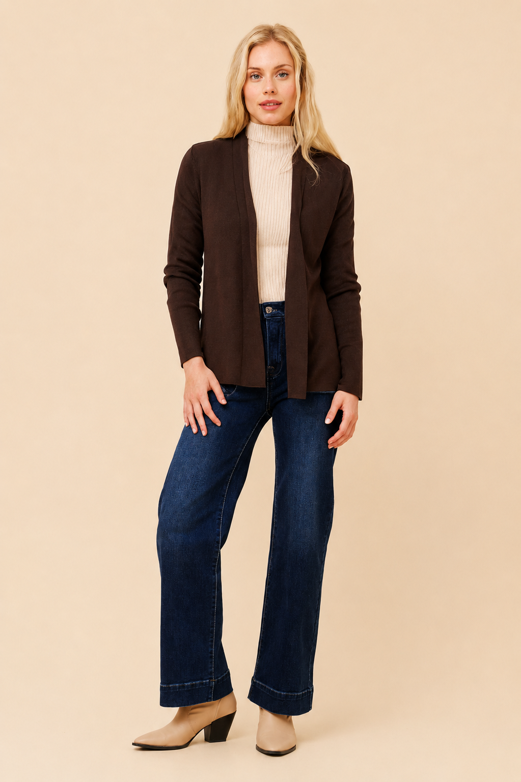 Nora Cardigan - Chocolate