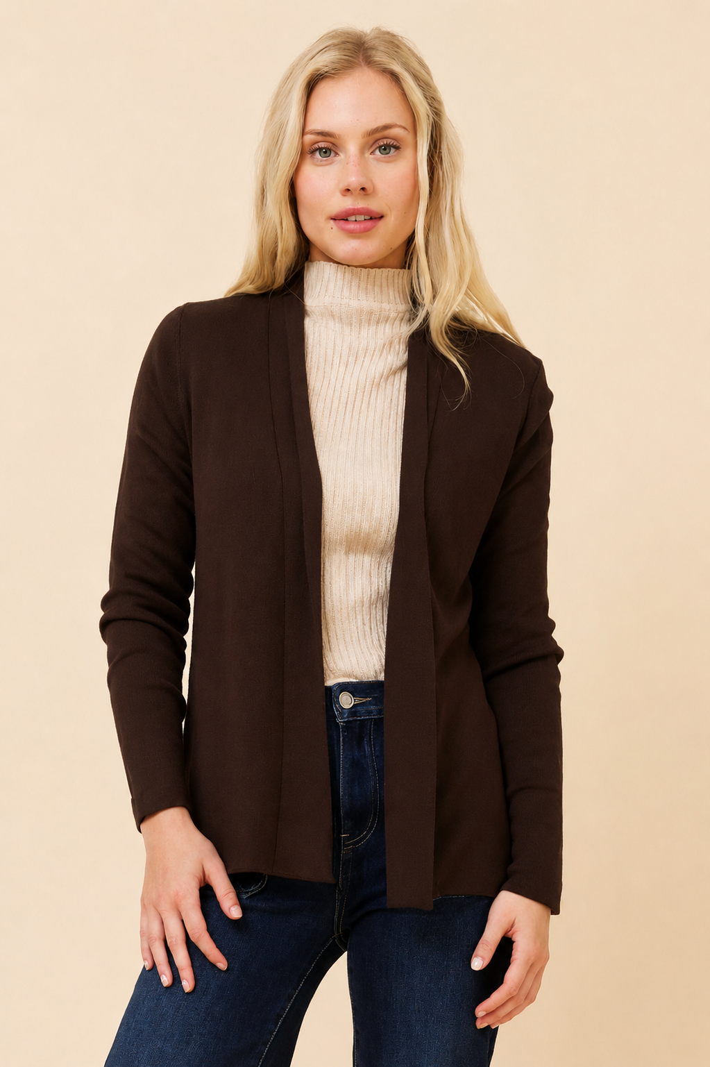 Nora Cardigan - Chocolate