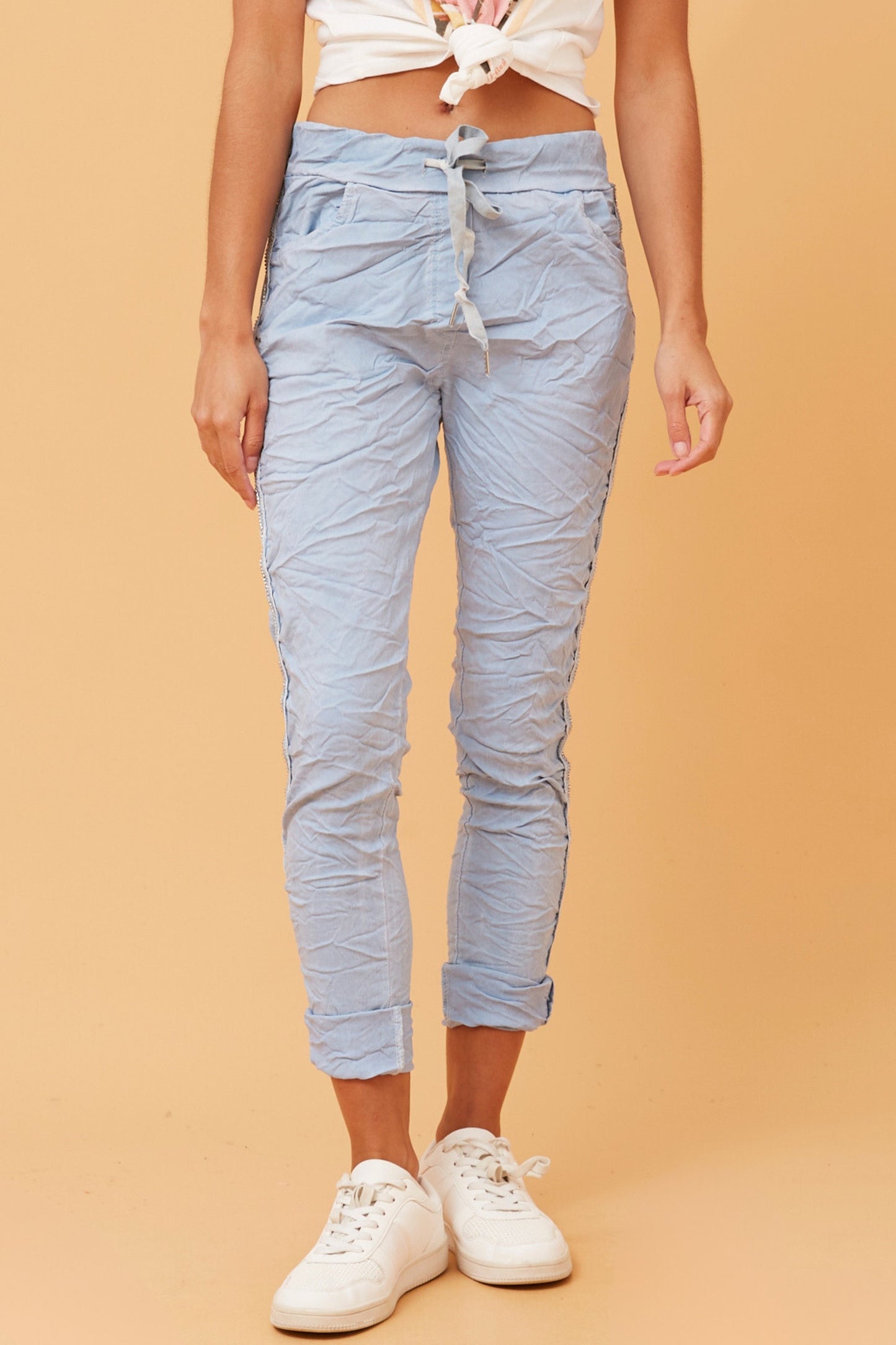 Paris Jogger Pant - Light Denim