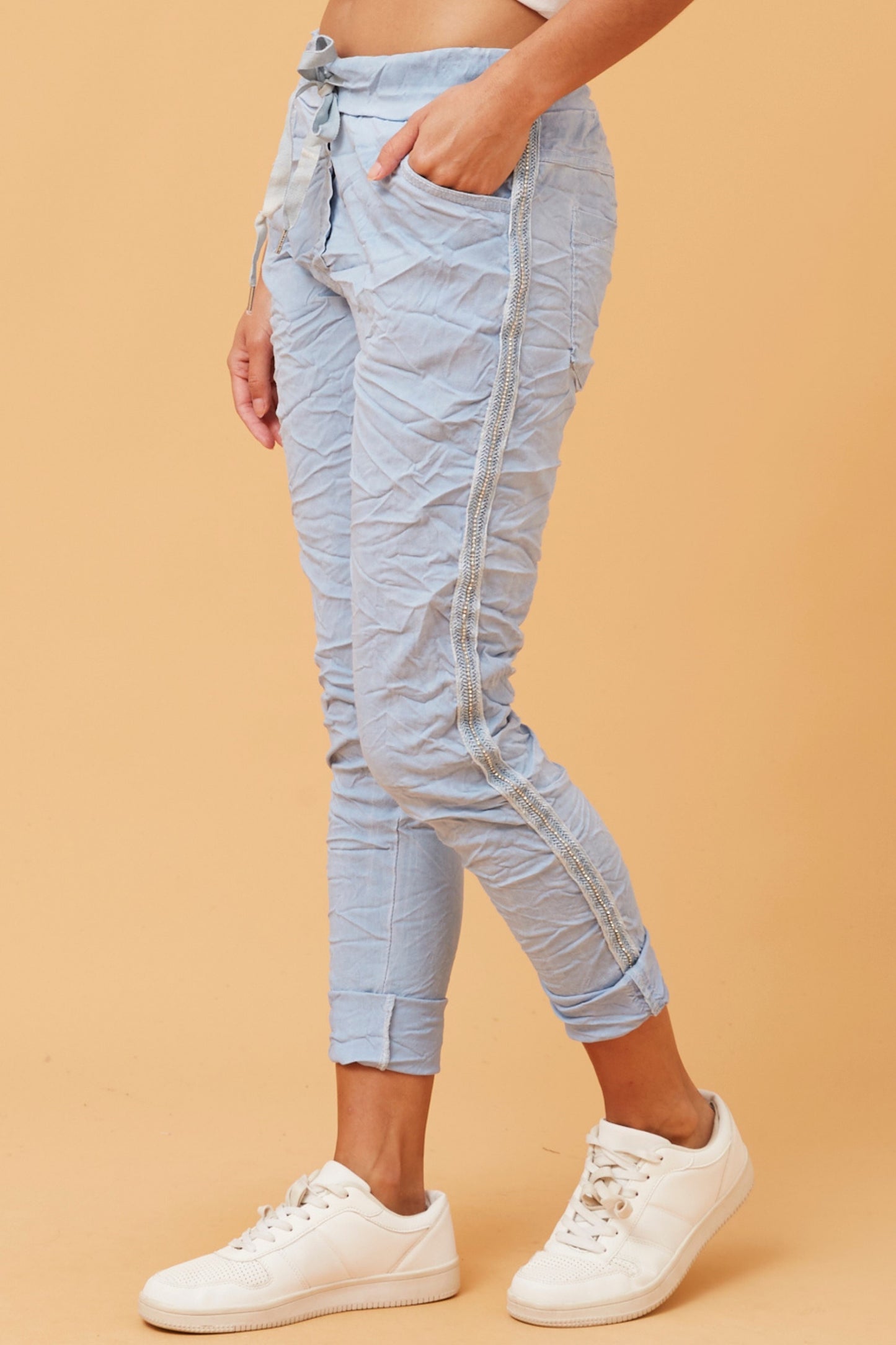 Paris Jogger Pant - Light Denim