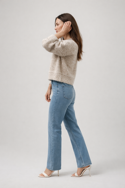 Penny Knit Jumper - Cream