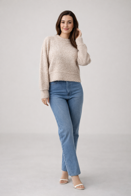 Penny Knit Jumper - Cream