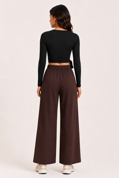 Quinn Jersey Pant - Chocolate