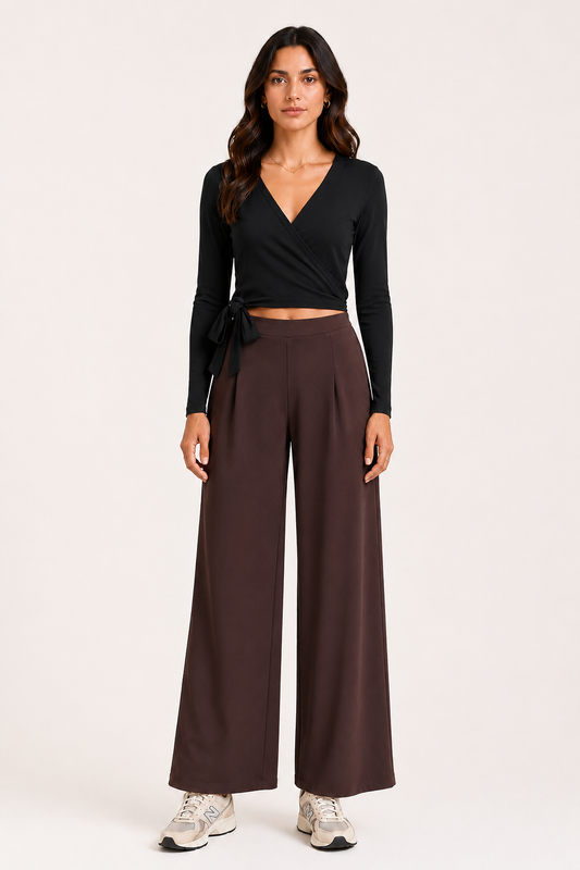 Quinn Jersey Pant - Chocolate