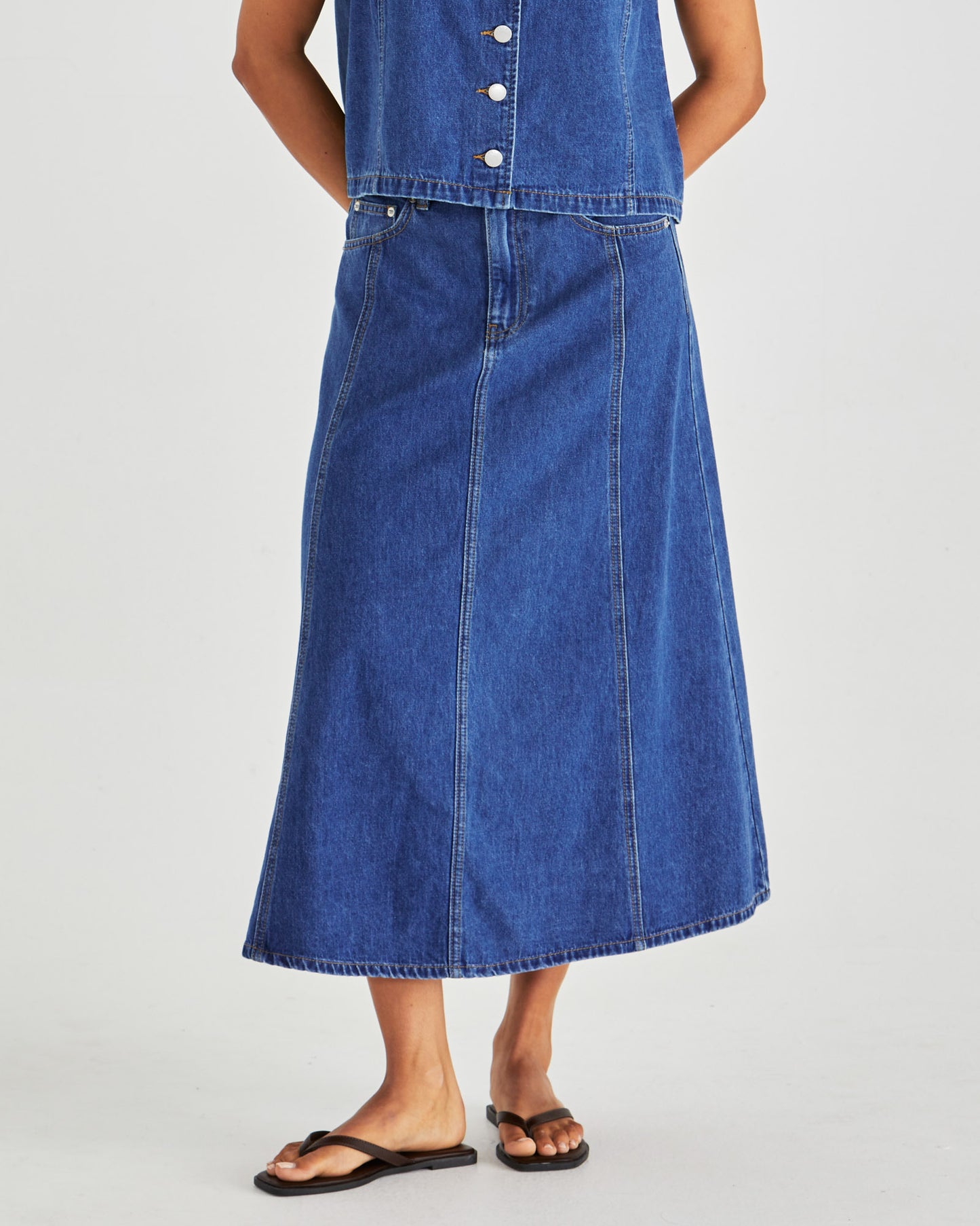 Sabine Denim Skirt