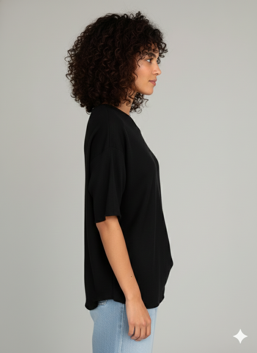 Sammy Off Shoulder Knit - Black