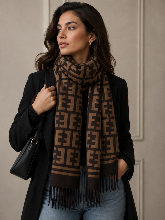 Sienna Scarf - Chocolate