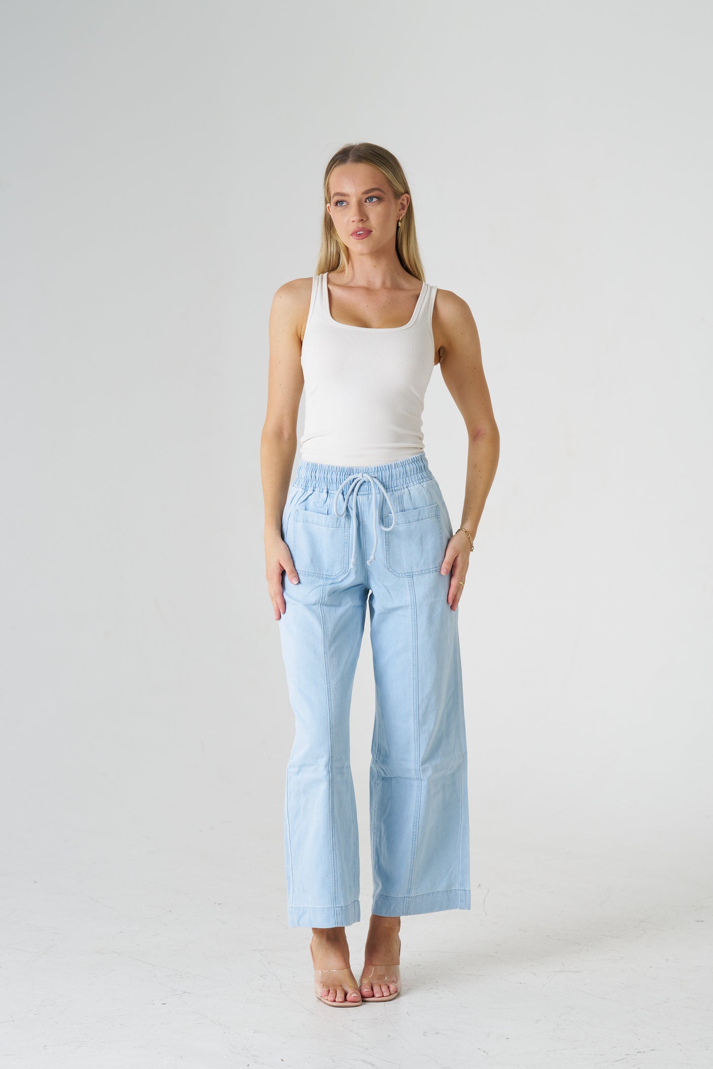 Spencer Jogger Pant - Light Blue