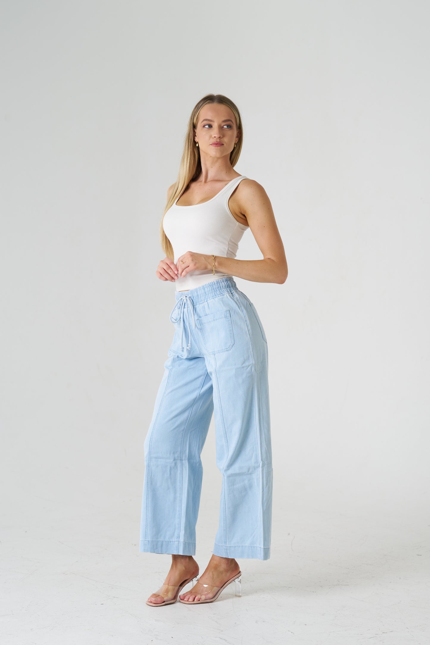 Spencer Jogger Pant - Light Blue