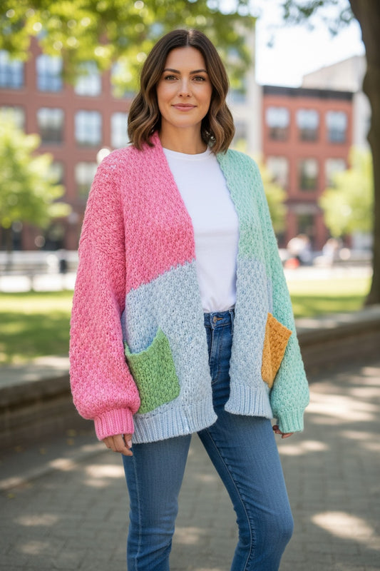 Stevie Knit Cardigan - Mint Gelato