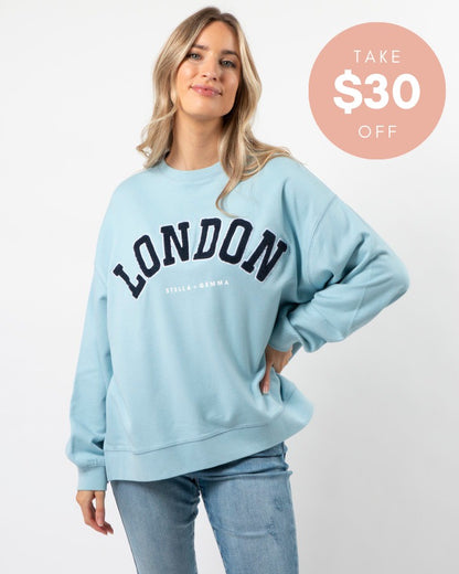 Stella & Gemma Sunday Sweater - London Sky