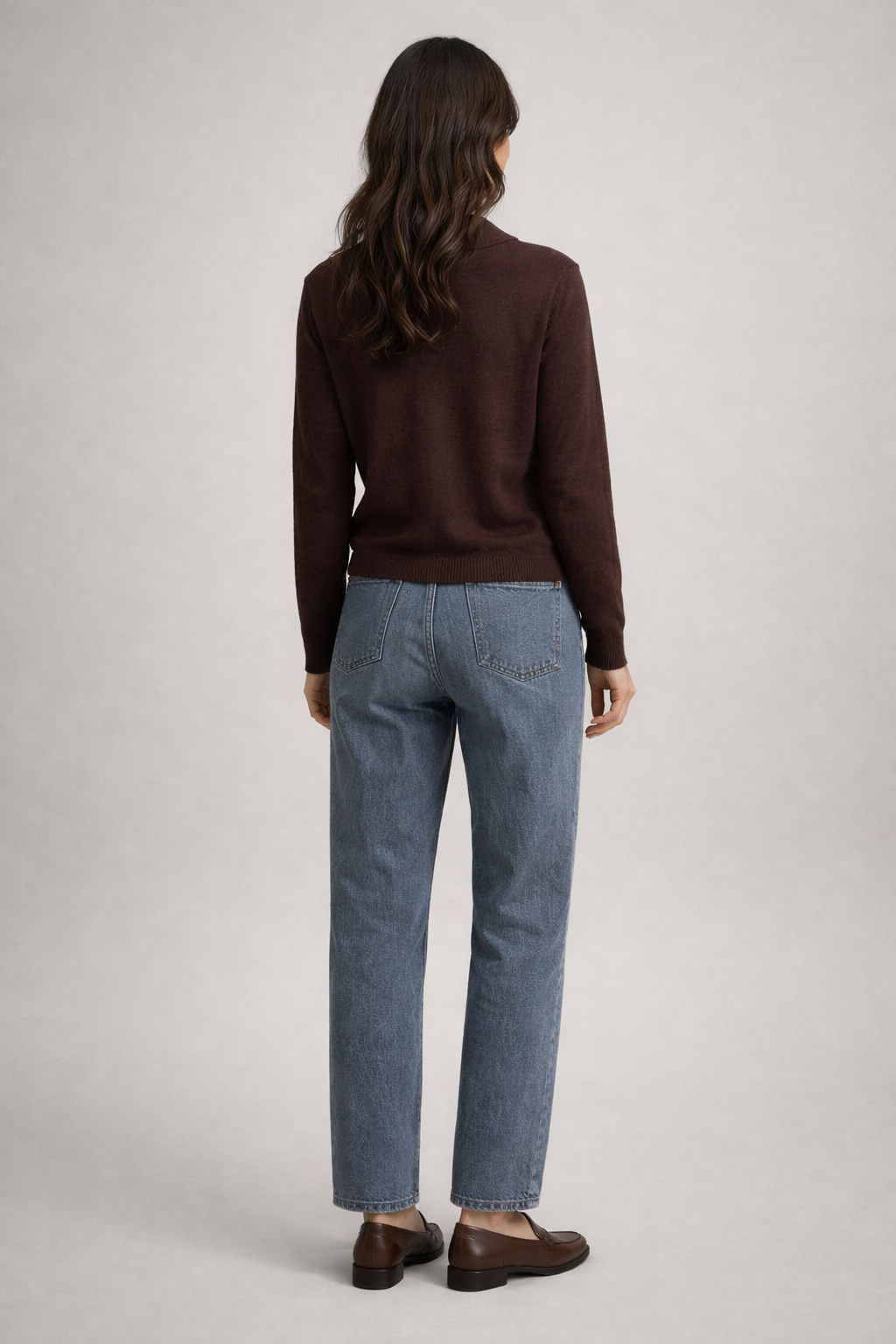 Trixie Crop Cardigan - Chocolate
