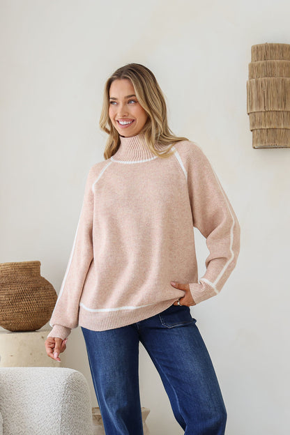 Valerie Knit Jumper - Blush