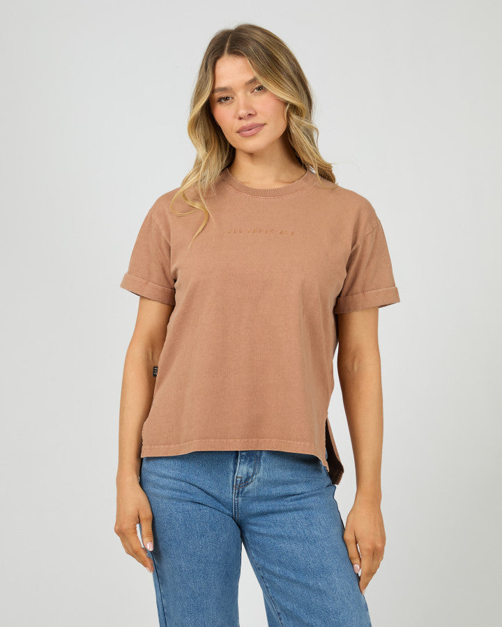 AAE.Washed Tee - Cinnamon