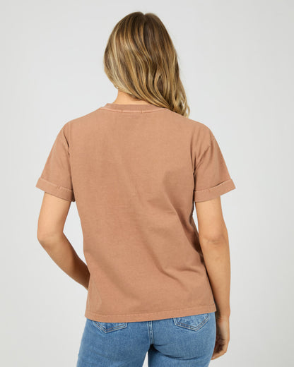 AAE.Washed Tee - Cinnamon